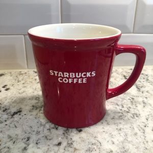 Starbucks 2009 Mug Red Bone China 16 oz